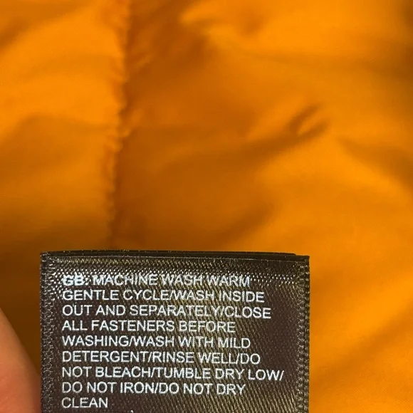 NWT The North Face Womens Alpz 2.0 Down Vest SMALL Citrine Yellow Orange Pumpkin - Picture 15 of 16